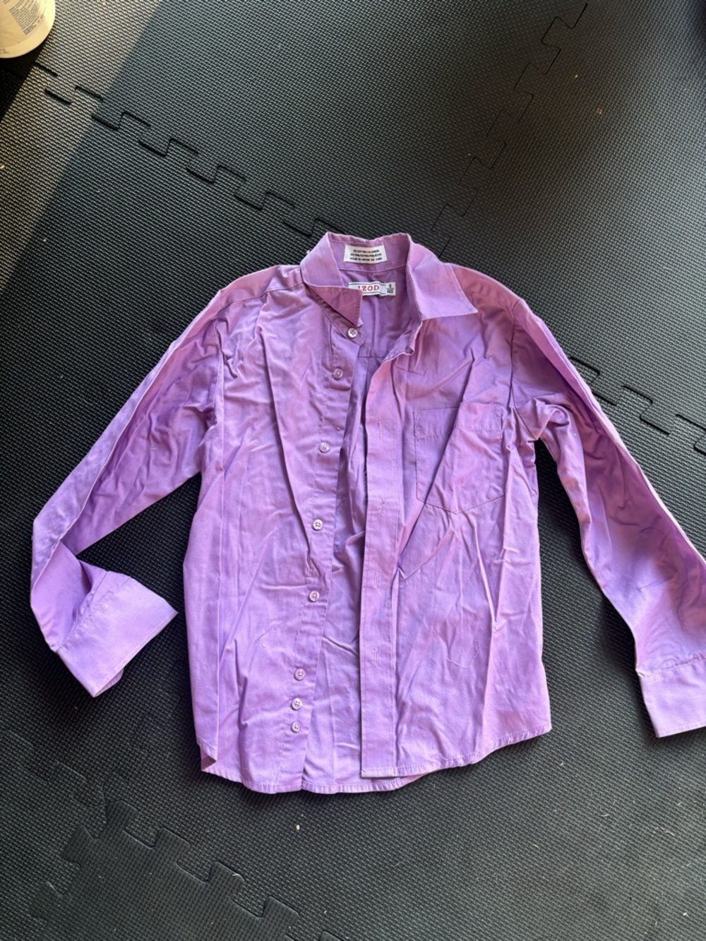 Izod Purple Button-Down Shirt for Kids